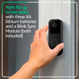 Timbre Con Video Blink Visión Nocturna Wifi 1440p Sync Module Core 2nd Gen