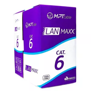 Cable Utp Cat6e Int. Blanco 305m 100% cobre
