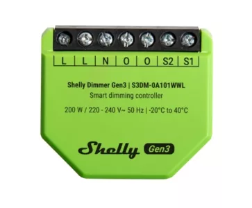 Dimmer Shelly GEN3 PM Wi-fi