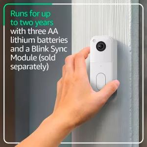 Timbre Con Video Blink Visión Nocturna Wifi 1440p Sync Module Core 2nd Gen