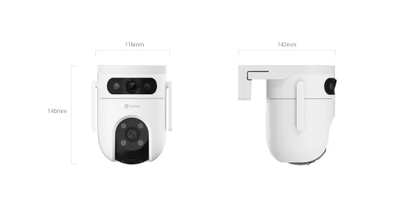 Camara Wifi Ezviz H9c Dual (5+5MP) 3K
