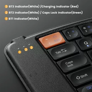 Teclado Ergonómico Plegable Bluetooth ProtoArc Xk03