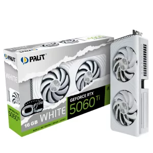 Tarjeta Palit Geforce Rtx 5060ti White Oc 16gb D7