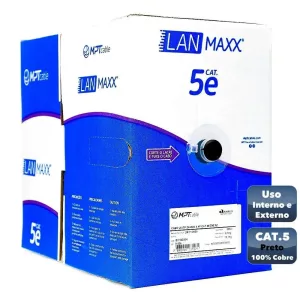 Cable MPT Cat5e Utp Ext. Bobina 305m 100% Cobre
