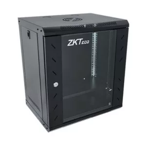 Rack Zkteco 12u Acero Wall Puerta Vidrio 5412a