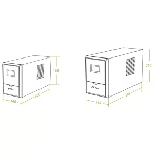 Ups Zkteco 3000va 1800w 220v-240v