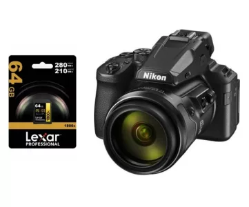 Camara Nikon P950 + Memoria SDXC Lexar 64GB
