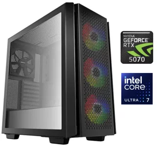 Equipo Gamer Core Ultra 7 265F, 32GB, 1TB, RTX 5070 12GB