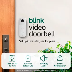 Timbre Con Video Blink Visión Nocturna Wifi 1440p 2nd Gen