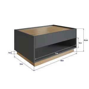 Mesa De Centro C/Cajon Box