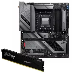 Mother Asrock X870E + Memoria Kingston DDR5 32GB