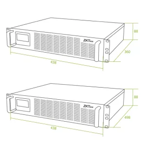 Ups Zkteco 1.8kw 48v 220-240v