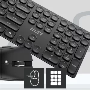 MSI WIRELESS COMBO OFICINA RECARGABLE ES