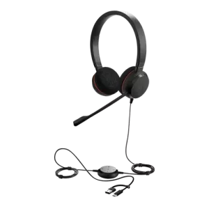 HEADSET JABRA EVOLVE 20 STEREO USB-A/C MICROSOFT TEAMS