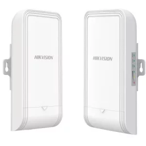 Kit Bridge Inalámbrico Hikvision 5GHz Exterior 3km x 2