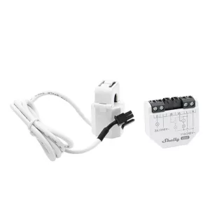 Medidor de Energía Shelly EM Gen3 Monofásico Clip 50A Wi-Fi