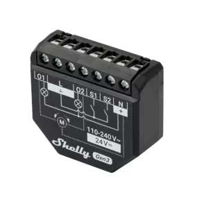 Relé Shelly 2PM GEN3 Wi-Fi Dual Medición de Consumo